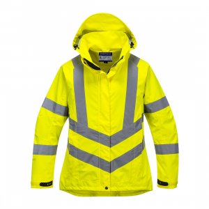 Portwest Women's Hi-Vis Breathable Jacket Yellow
